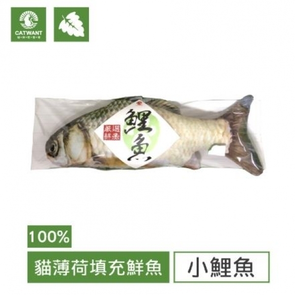 【貓咪旺農場】100%貓薄荷填充玩具-小鯉魚