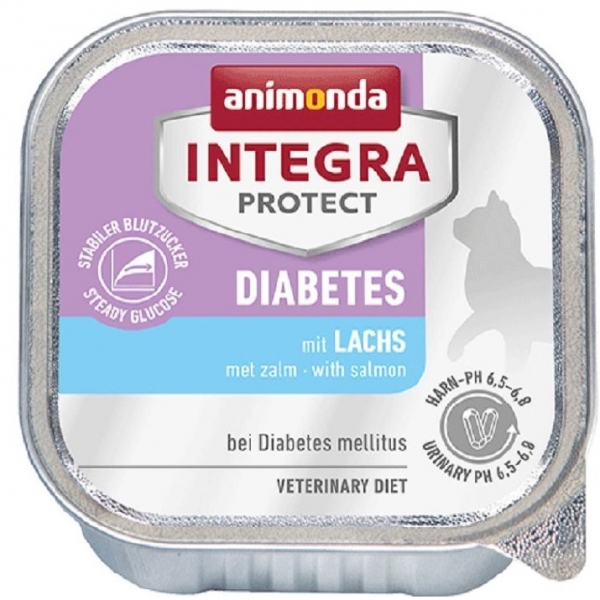 德國 貓咪糖尿處方餐盒 血糖控制-鮭魚 100公克 animonda 主食罐