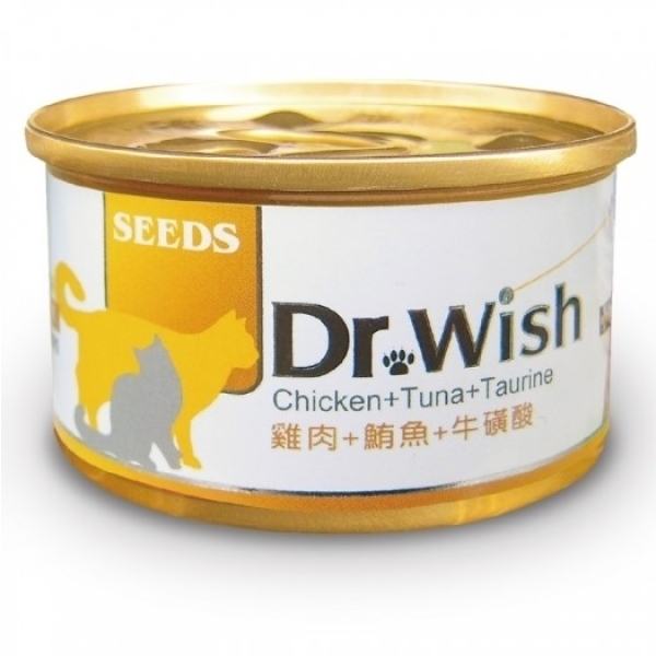 Dr.Wish愛貓調整配方營養食(雞肉+鮪魚+牛磺酸) 85g