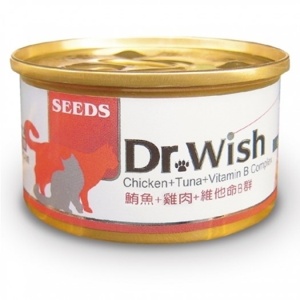 Dr.Wish愛貓調整配方營養食(鮪魚+雞肉+維他命B群) 85g