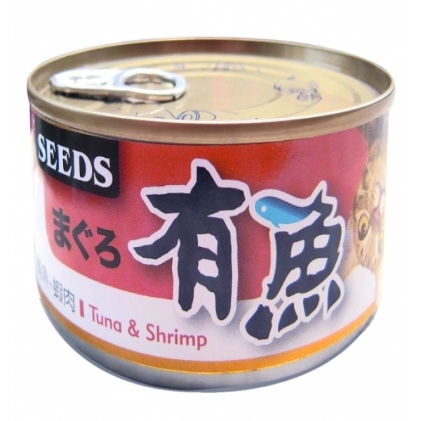 有魚貓餐罐 鮪魚+蝦肉 170g Have fish