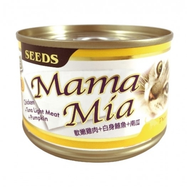 愛貓軟凍餐罐 鮮嫩雞肉+白身鮪魚+南瓜 170g MamaMia