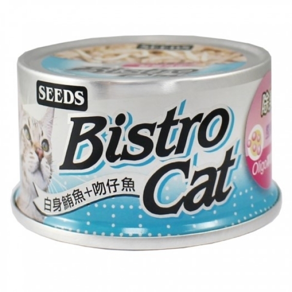 特級銀貓健康餐罐 白身鮪魚+吻仔魚 Bistro Cat