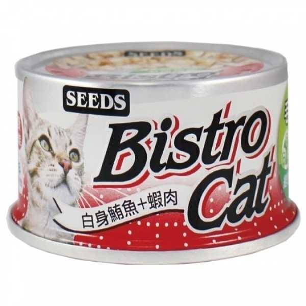特級銀貓健康餐罐 白身鮪魚+蝦肉 Bistro Cat