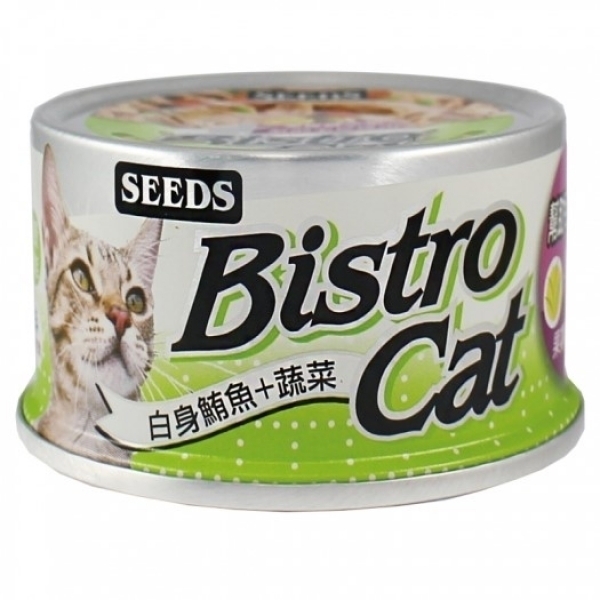 特級銀貓健康餐罐 白身鮪魚+蔬菜 Bistro Cat