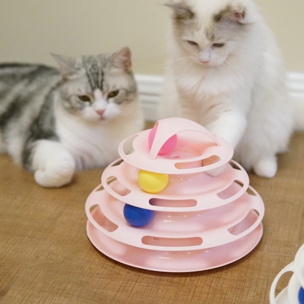 貓咪轉盤玩具(顏色隨機)