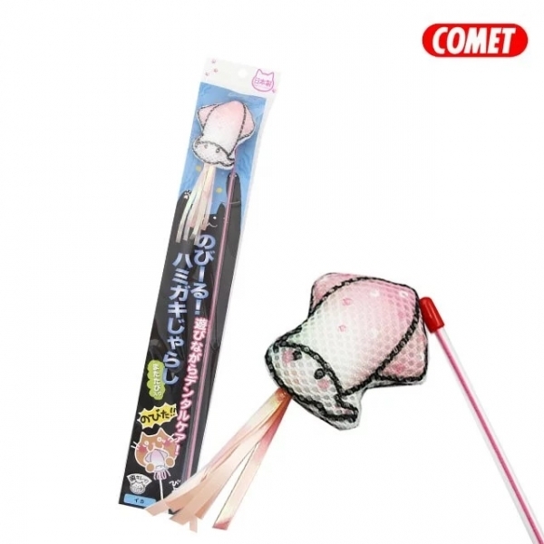 COMET 木天蓼伸縮逗貓棒 烏賊 逗貓棒 貓玩具