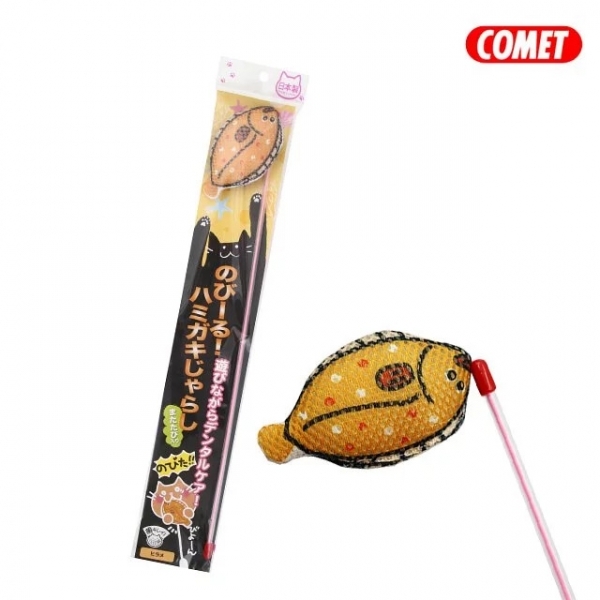 COMET 木天蓼伸縮逗貓棒 比目魚 逗貓棒 貓玩具