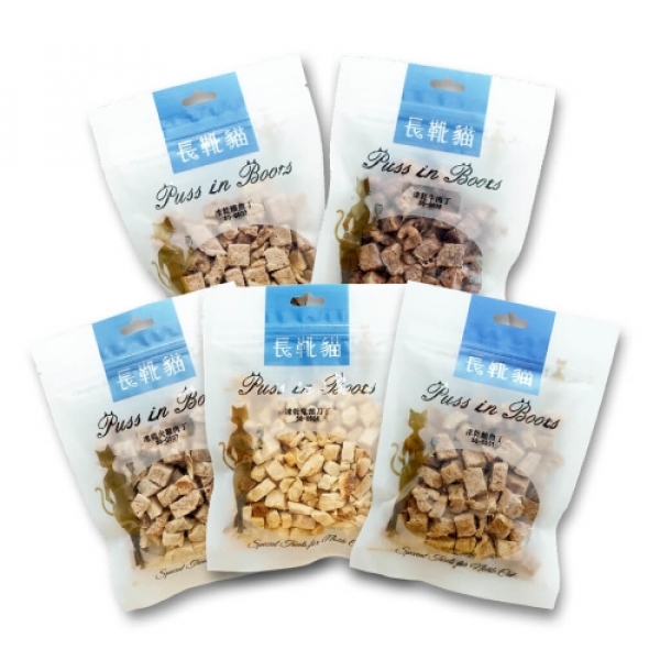 長靴貓純肉凍乾零食 寵物凍乾