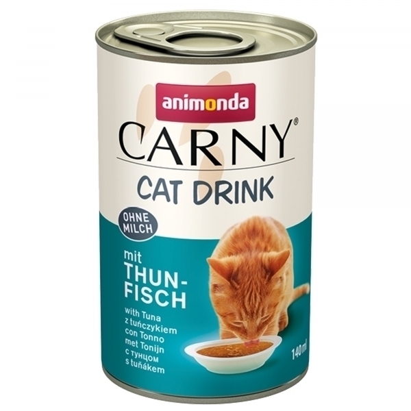 迎夏大作戰-卡恩貓飲品 鮪魚 肉汁罐 特調補水罐 140ml ANIMONDA CARNY 阿曼達