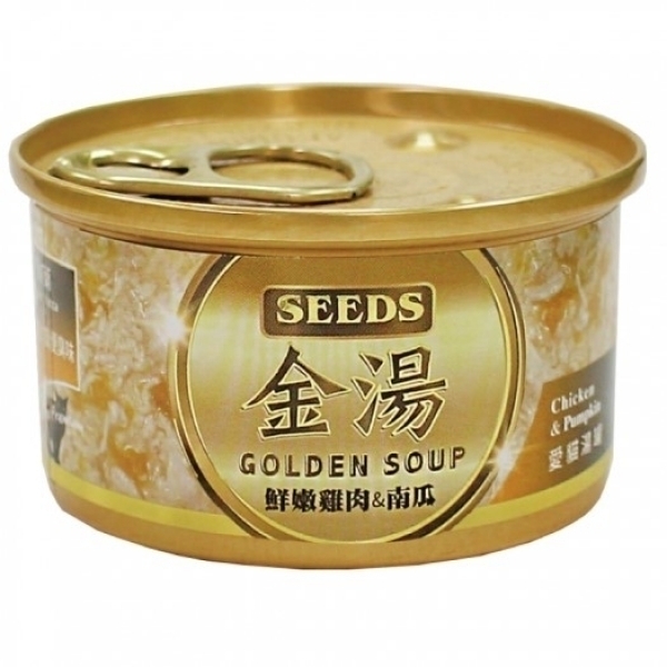 迎夏大作戰-金湯愛貓湯罐 鮮嫩雞肉&南瓜 80g GOLDEN SOUP