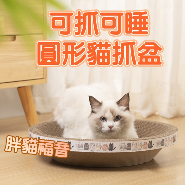 圓形貓抓盆